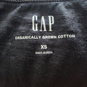 GAP Black Organic Cotton Top XS